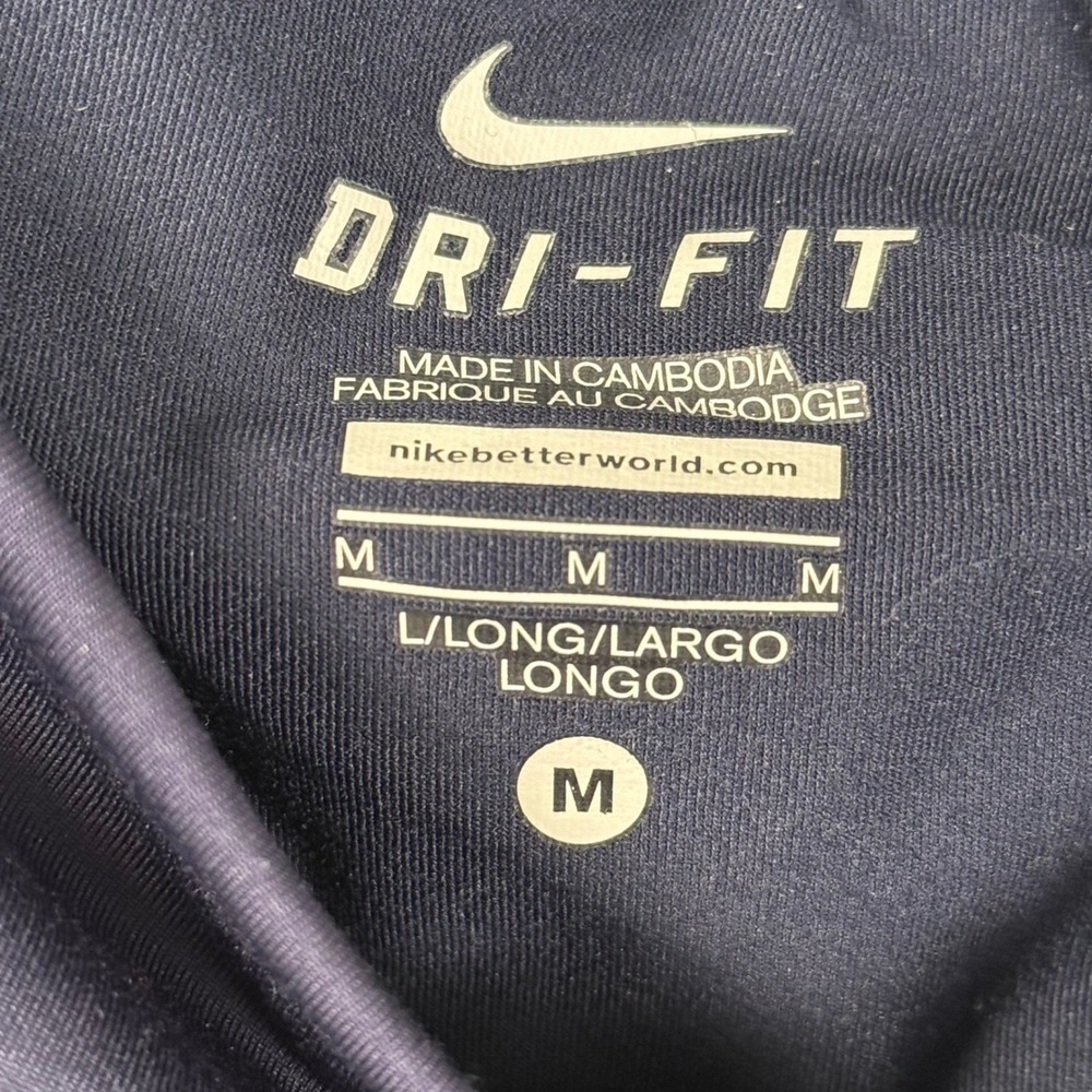 Nike Dri-Fit Court Victory Pleated Tennis Skirt Skort Womens M Long Navy White - Picture 4 of 6